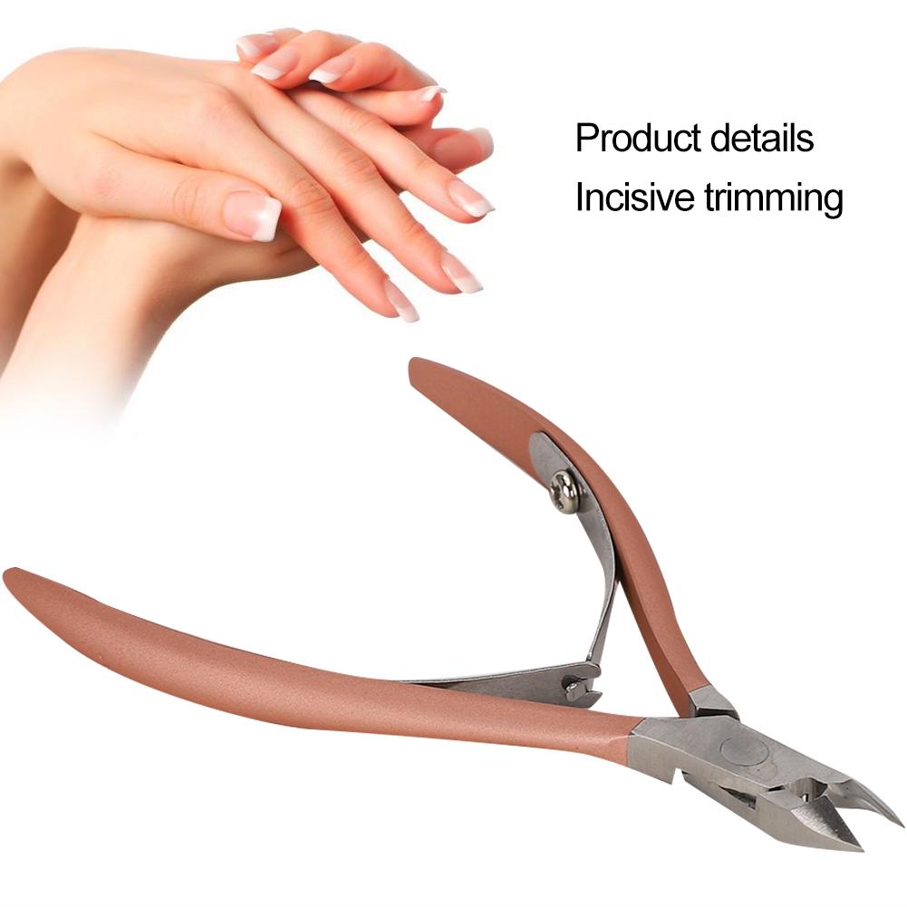 Stainless Steel Nail Dead Skin Scissors Calluses Hangnail Remover Nail Trimmer Clipper Manicure Tool