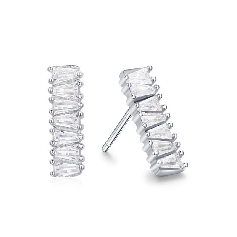 Tancise 925 Sterling Silber Zirkon Ohrringe Tropfen Ohrringe für Frauen Hochzeit Party Geschenke