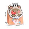 2026 Desk Calendar Cute Cat Themed Mini for Students Double Coil Design Small Format Calendar Whimsical Illustration Student