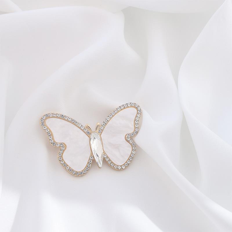 

High-end exquisite Fritillary butterfly brooch, niche sense elegant butterfly pin, souvenir clothing decorative corsage