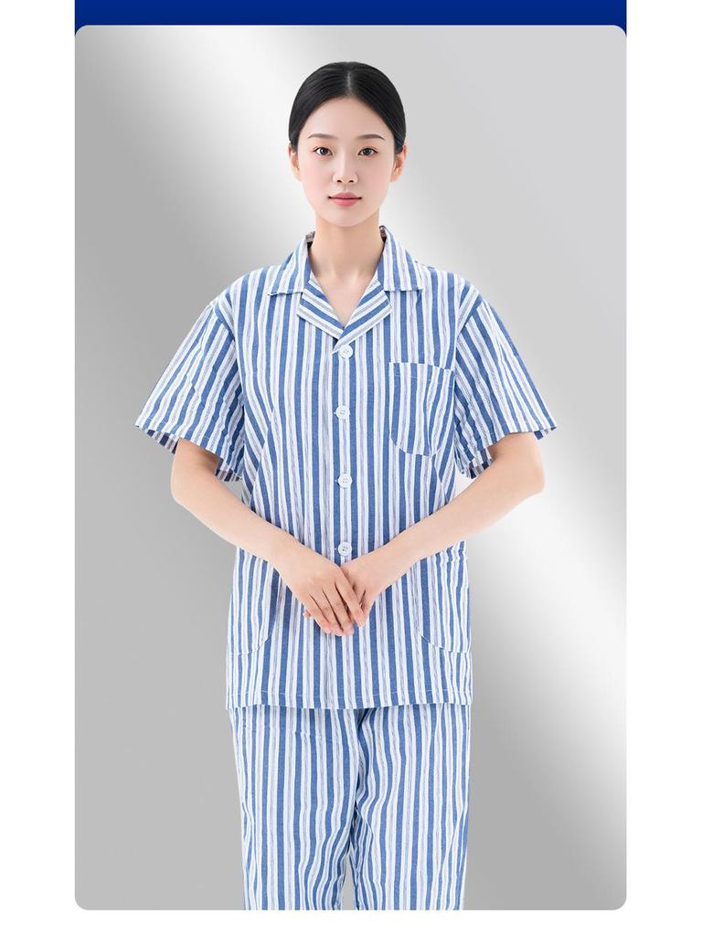 Pure Cotton Hospital Gown for Nursing and Patient Use – Short & Long Sleeve Options