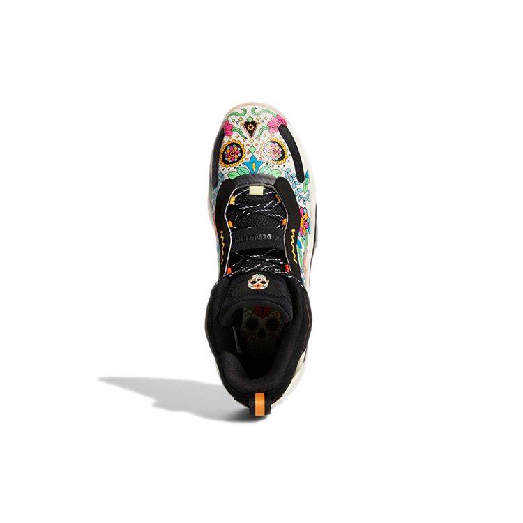 Adidas D.O.N. Issue #3 Dia De Muertos Men Sneakers Multi-Color Core-Black Off-White GX3441
