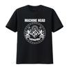 Machine Head Crest T Shirt Soft Casual Novelty Design Hot Selling For Rock Fans Vintage Washed Fashion Stretched Slightly