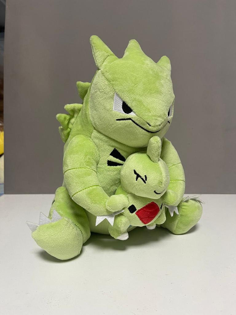 Cute Mega Dragonite Plush Toy Holding Dratini Baby Cute Charizard Tyranitar Dragapult  Cartoon Doll Birthday Gift