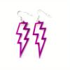 Acrylic Lightning Drop Earrings for Women Dangle Earrings Girls Party Jewelry Gifts