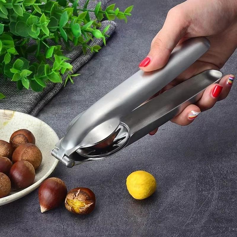1PC Chestnut Cross Opener Convenient and Efficient Chestnut Opening Artifact Walnut Pliers Tool