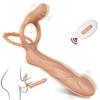 Anal Plug Dildo Vibrating Double Penetration Butt Plug Vibrator Cock Ring For Men Strap On Penis Vagina Sex Toys For Couples