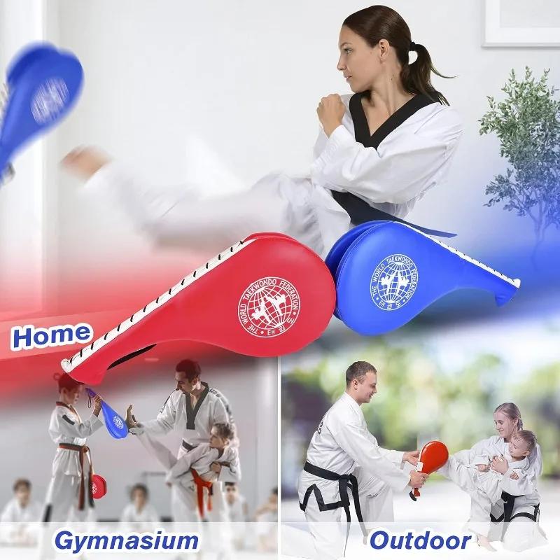 

Taekwondo Kick Target, Karate, Martial Arts, Training Equipment, Children, Youth, Adult, Boxing Target, 2Pcs червоний колір чорний