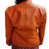 Womens Lambskin,Orange LEATHER JACKET,Slim Fit ,Biker Leather Jacket,Handmade,Celebrity Sheep Leather,Jacket Gift For Her, Orange,Cafe Racer Jacket