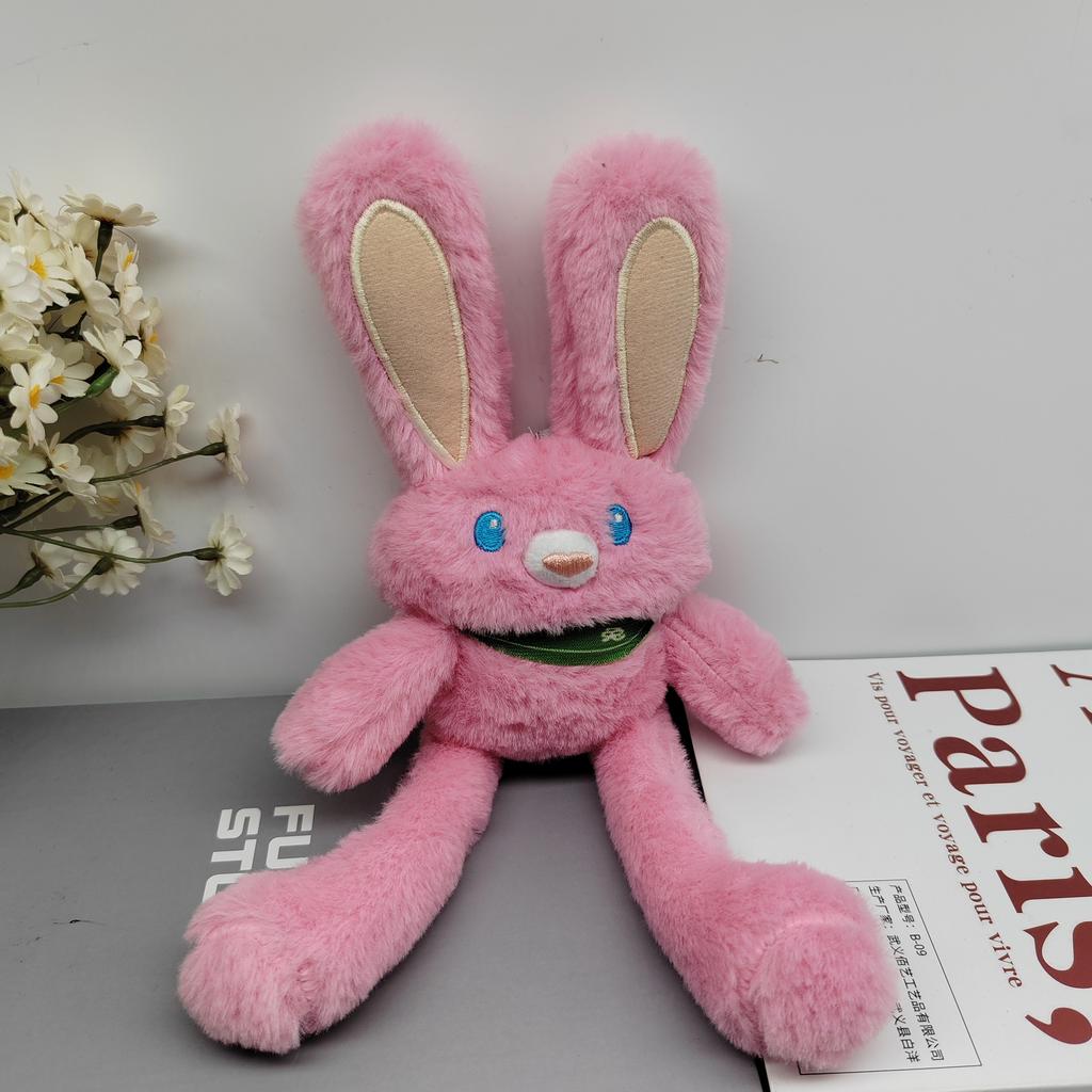 Creative Cartoon Cute Girl Internet Celebrity Pulling Rabbit Plush Doll Buckle Gift Bag Girl Heart Pendant