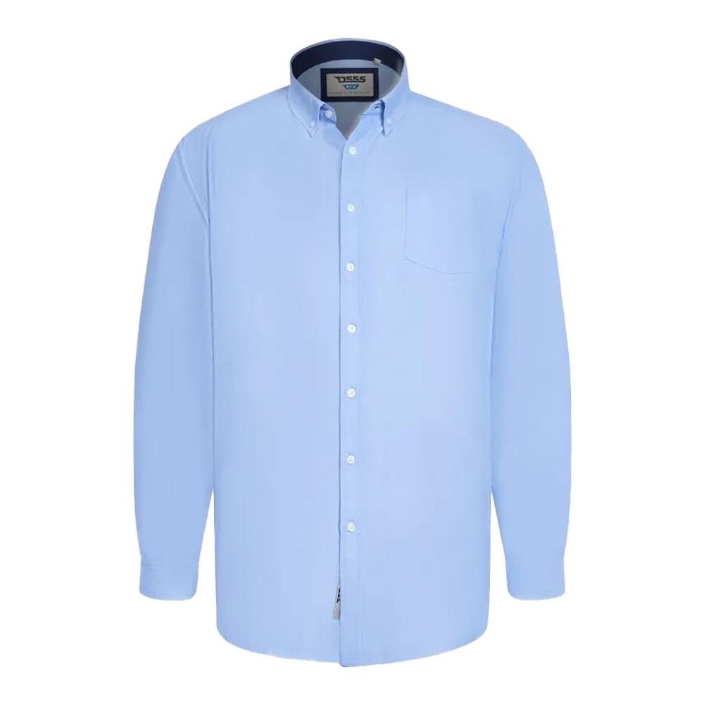 Duke Mens D555 Richard Oxford Kingsize Tall Long-Sleeved Shirt