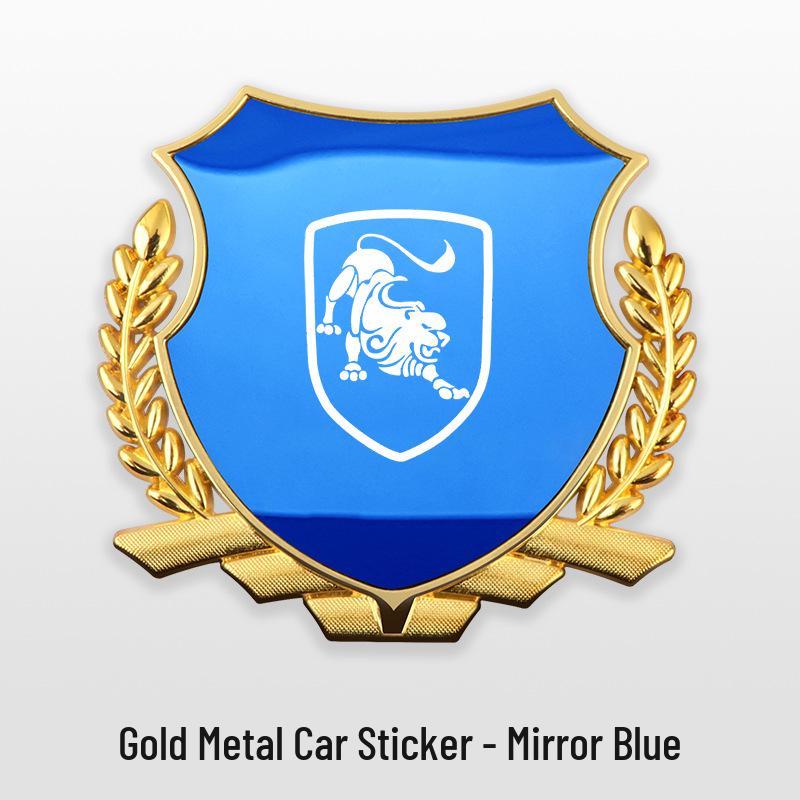 Metal Wheat Ear Side Emblem Sticker for Dongfeng Fengguang/Fengxing 580/370 S560/Fengshen Car Body Modification