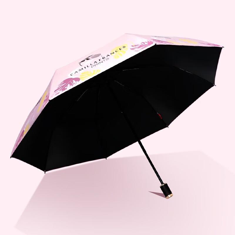Red Leaf Show 3-Fold UV Protection Umbrella
