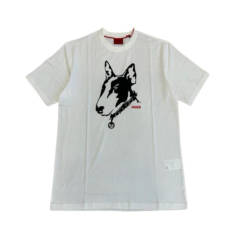 

Мужская Женская Футболка Дизайнерская Футболка Принт Хьюго Короткий Рукав Бренд Оверсайз Футболка Топ Круглый Вырез Роскошный Хлопок Детская Футболка Одежда 4XL