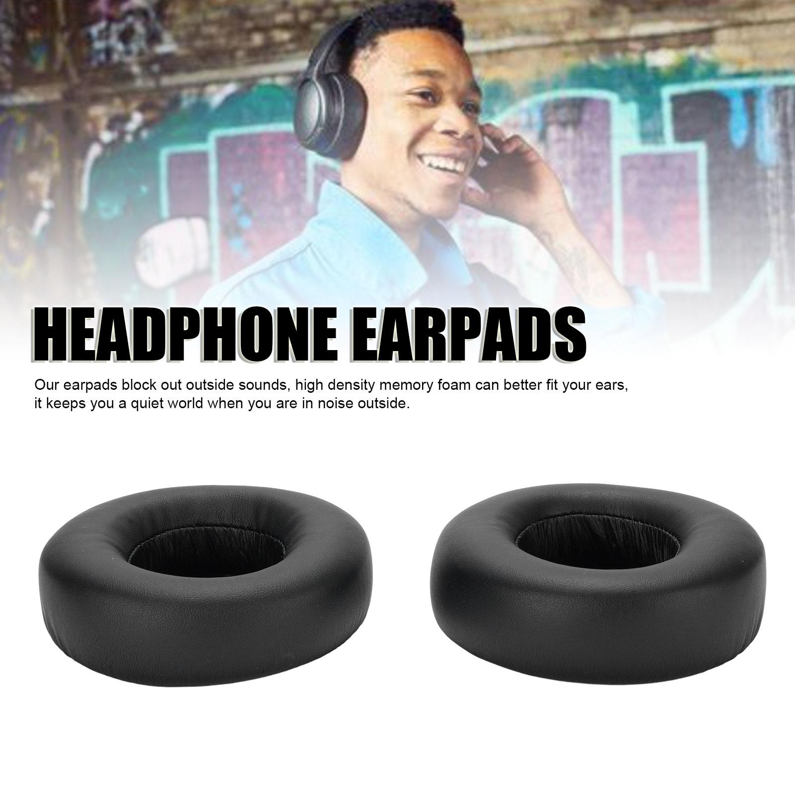 

Sponges Ear Cushions Ear Pads for Panasonic RB-M300B RB-M500BE-K Headsets Earcup Improved Listenings Comfortable EarPads Black