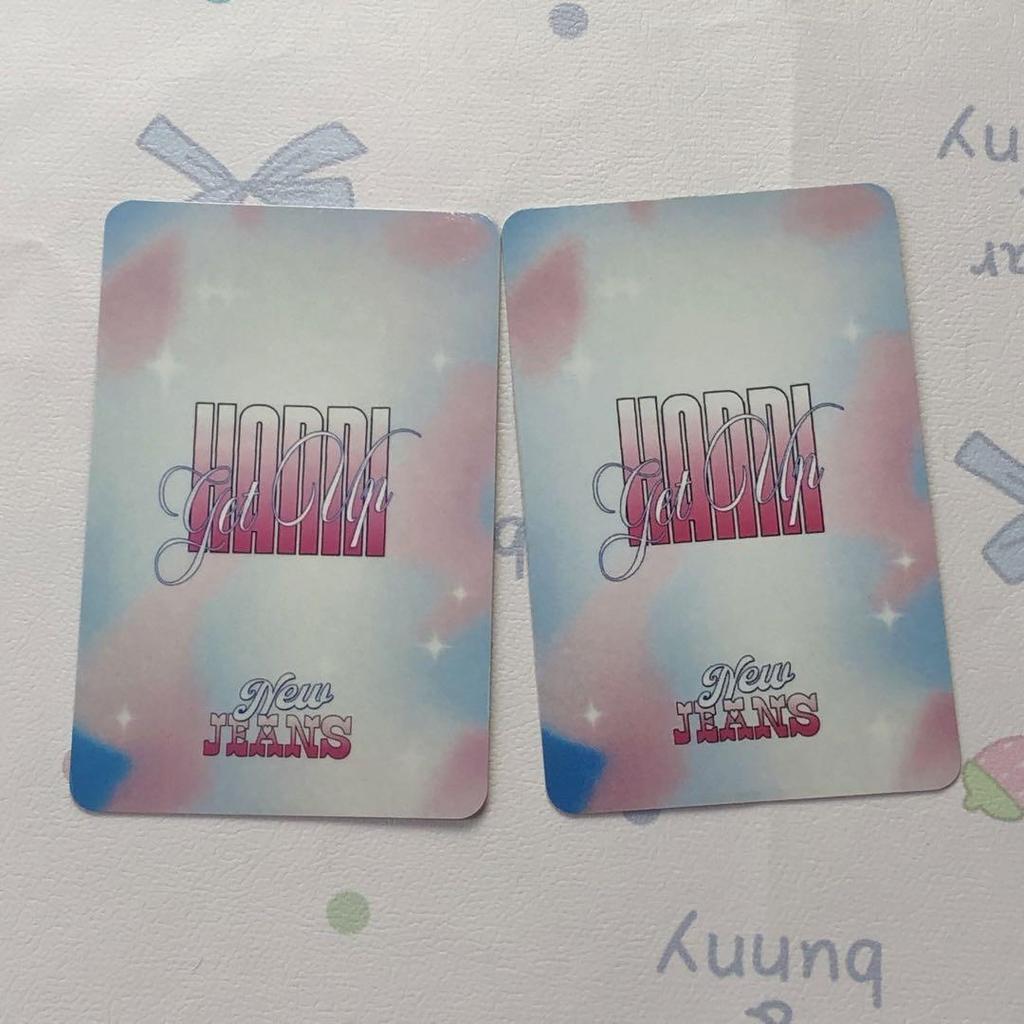 [USED] NewJeans Hani Get Up Super Shy Sanok Trading Cards (2 Pieces)