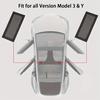 2Pcs/Set for Tesla Model 3/Y Backseat Air Vent Cover Accessories,Rear Under Seat Air Grille Condition Outlet Protector