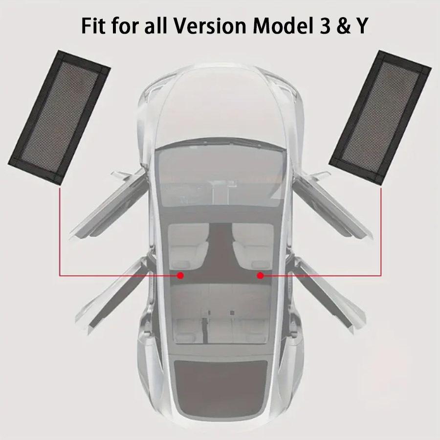 2Pcs/Set for Tesla Model 3/Y Backseat Air Vent Cover Accessories,Rear Under Seat Air Grille Condition Outlet Protector