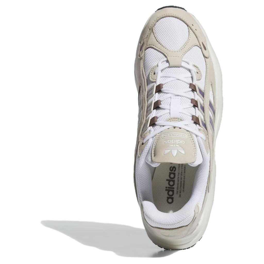 Adidas Originals Ozmillen Comfortable Fabric Shock Absorption Durable Low-Top Casual Running Shoes Unisex Sneakers White Gray IF6893