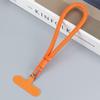 Adjustable Universal Braided Short Mobile Phone Lanyard Strap Hanging Chain Ring With Patch Wrist Strap Cell Phone Detachable