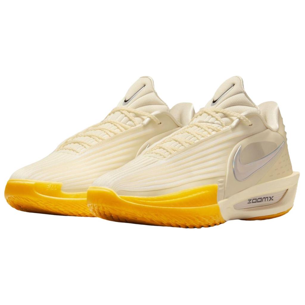 JuJu Watkins X Nike Air Zoom GT Cut 3 Turbo Coconut Milk Unisex Sneakers Cream Amarillo Chrome II3704-100