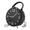 Schultertasche für Damen PU-Leder Wasserdicht Moderne Uhr Handtasche Kleine Handy-Geldbörse mit 2-Wege-Riemen für den täglichen Gebrauch