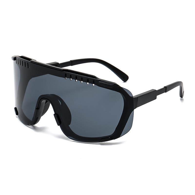 Trendy Euro-American Large Frame Sport Cycling Sunglasses