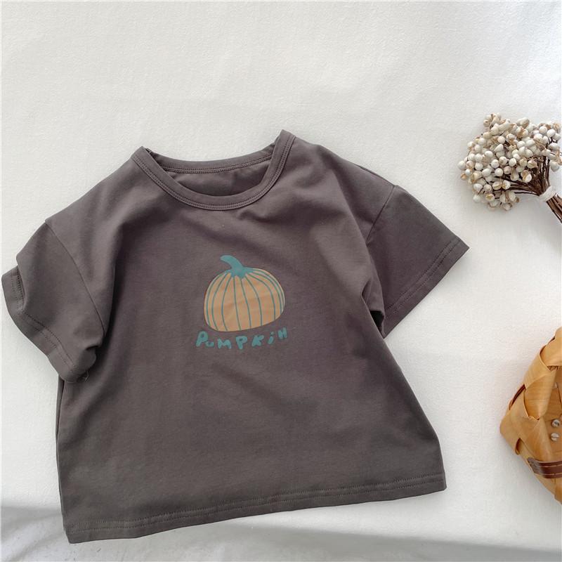 

Kids Korean Style Loose Fit Cotton T-Shirt Summer Short Sleeve Oversized Basic Top 140cm