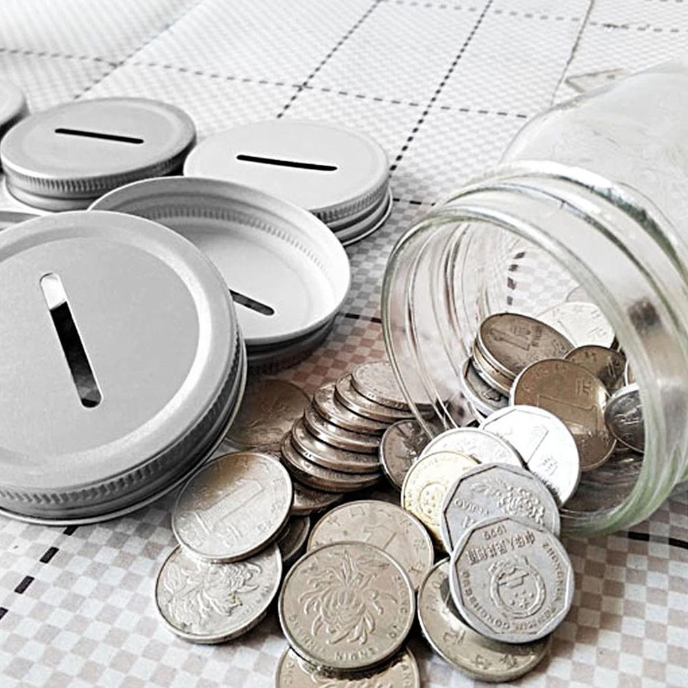 20 peças tampas de garrafa de água infantil, cofrinho de pedreiro, tampas de pote para conservas caseiras, vedação à prova de vazamento