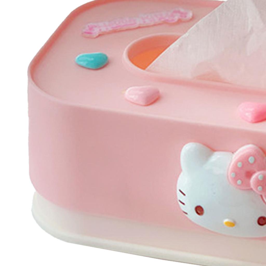 Cute Lift Tissue Box Rectangular Plastic Free Adjustable Lift Lifting Tissue Box for Bedroom Living Room