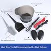 9Pcs/Set Hairdressing Brushes Bowl Comb Clips Salon Hair Color Dye Tint Tool Set Hair Coloring Bleaching Dye Diy Tools
