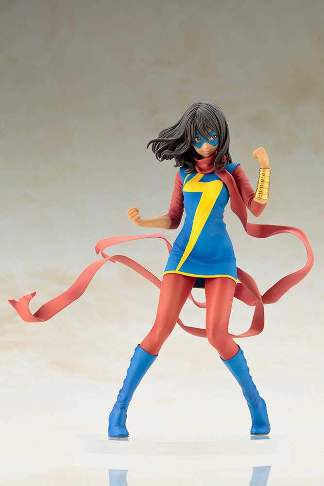 Kotobukiya MARVEL Bishoujo MARVEL UNIVERSE Marvel Scale PVC Painted Finished Figure Ms. (Kamala Khan) 1/7