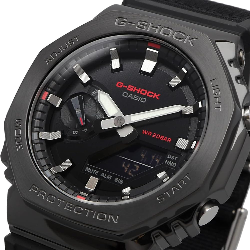 Casio G-Shock GM-2100CB-1A Men's Watch Black Resin Case Water Resistant Analog-Digital