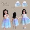 Girls' Summer Gradient Mesh Cake Skirt 2026 Summer New Style Girls' Sweet and Western Butterfly Princess Dress