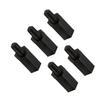 100 stücke M2 M3 M4 Kunststoff Nylon Hex männlich Weiblich Weiblich Spacer Runde Kopf Schraube Mutter