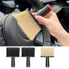 Quick Dust Removal Brush 1/2Pcs Car Vent Cleaning Anti-Slip Handle Comfortable Grip Durable Interior Accessory Gap Versatile Tool for Cars Odor-free