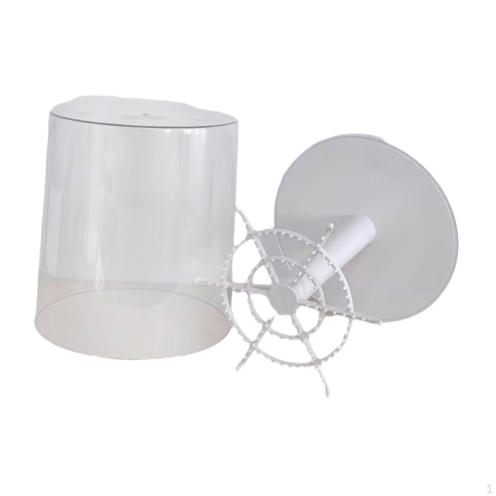 

Вращающаяся витрина для фигурок, органайзер, подвесная подставка для кукол, для мини-игрушек, шармов, аниме белый