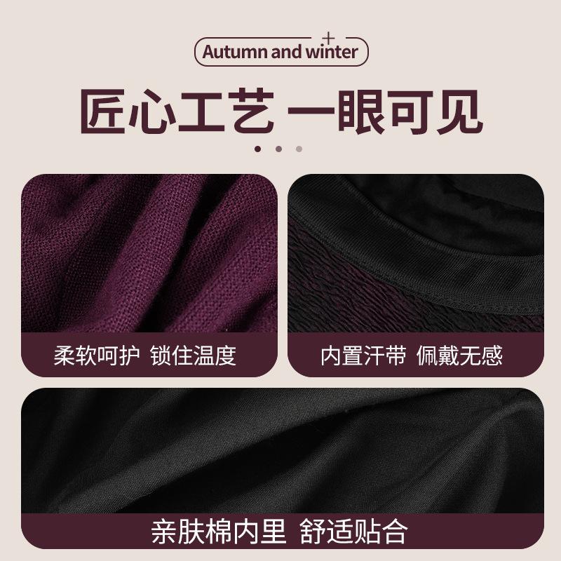 Autumn and Winter Mother Hat Women's New Middle-aged Bucket Hat Fashion Casual Old Lady Basin Hat Warm Versatile