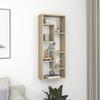 VidaXL Wall Shelf Sonoma Oak 36x16x90 Cm Chipboard