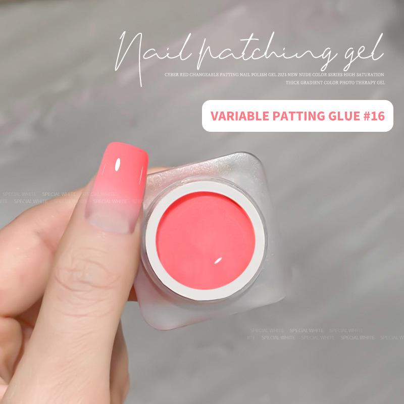 20-Color Summer Gradient Blush Gel: Versatile No-Wash Semi-Solid Nail Art