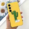 For Samsung S24 Ultra S24 Plus Case For Samsung Galaxy S24 A24+ Phone Cover Cute Cat Moon Night Cow Soft Silicone Case Coque Bag