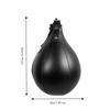 2pcs Pear Shaped Boxing Speed Bag Stitched Punching Trainer Portable Reaction Ball  Home Gym