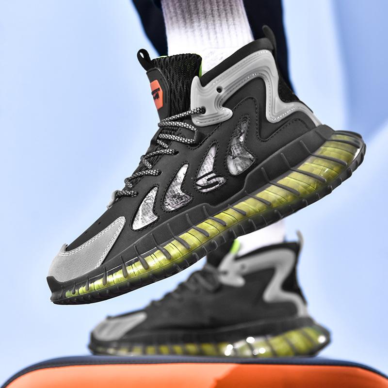 

Новая мужская спортивная обувь, модная сетчатая дышащая спортивная повседневная баскетбольная обувь 45