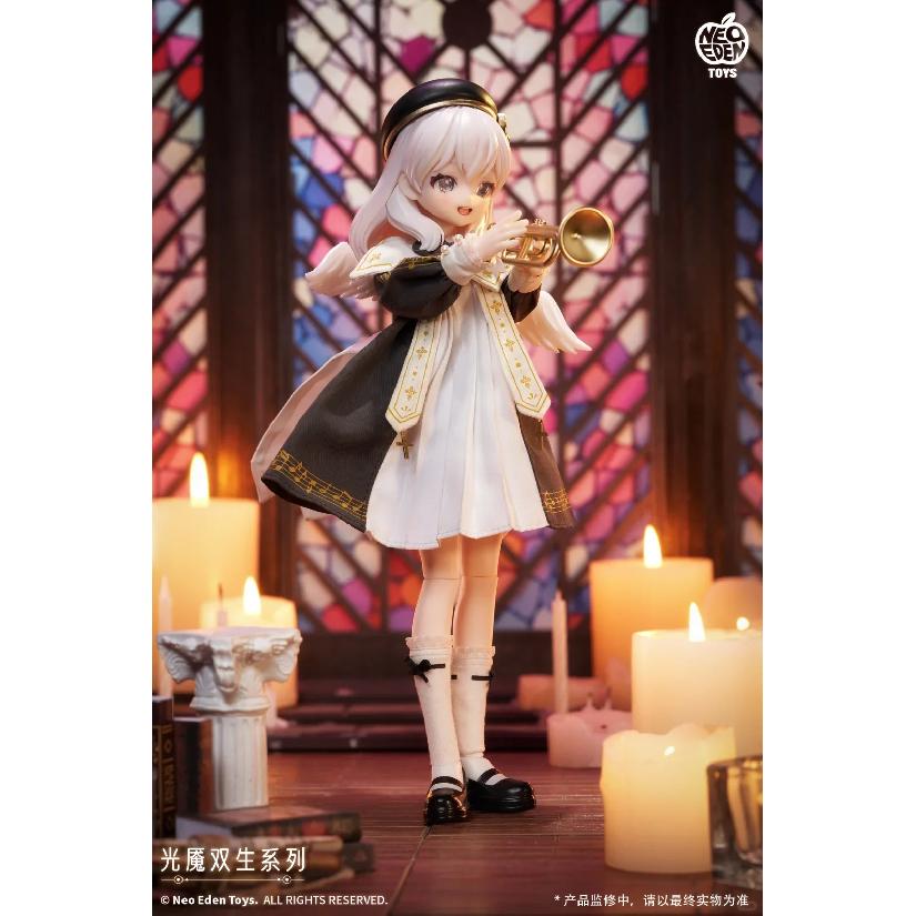 Neo Eden Mjd Doll Blind Box Light Nightmare Twin Series Movable Anime Figure Collectible Toy Desktop Decorative Ornaments  Pvc