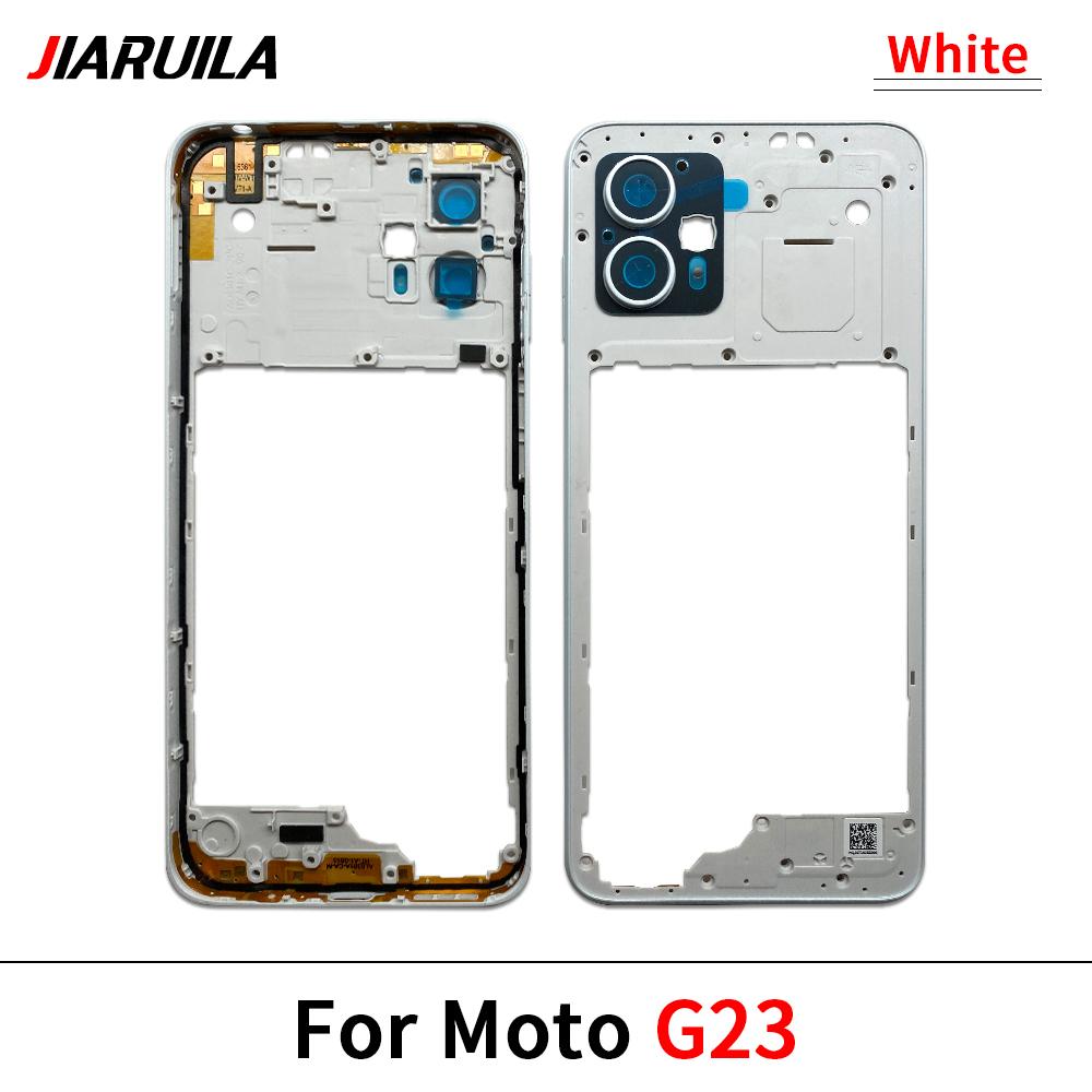 NEW Back Cover Middle Frame Holder Housing For Moto G04 G23 G34 G53 G54 G62 G72 G73 Middle Frame Repair and Replacement Parts