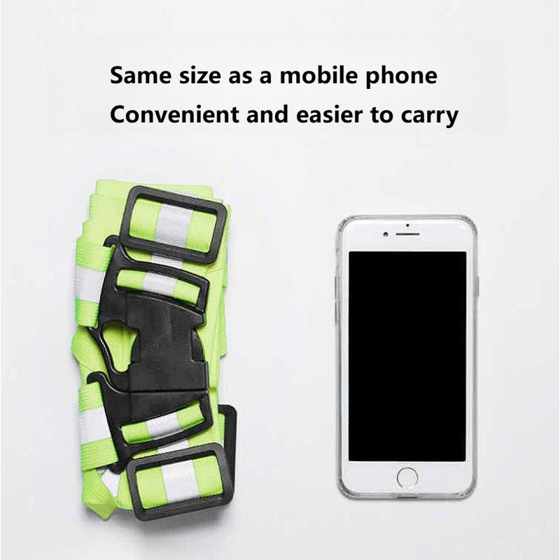 Reflective Safety Vests Reflective Elastic Shoulder Strap Lightweight Adjustable Elastic Vest Jacket for Traffic Control Running