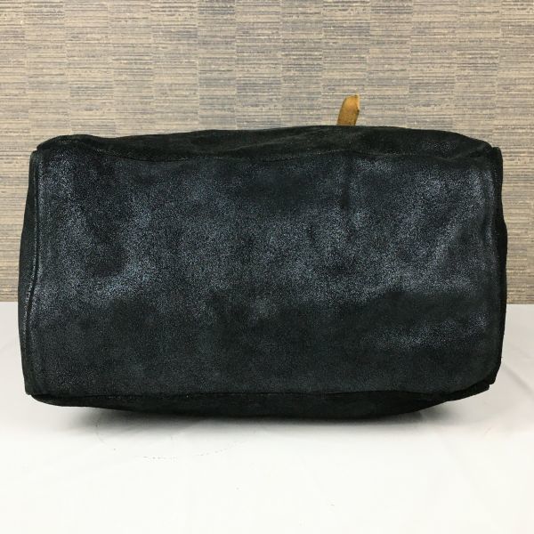 polder Shoulder Tote Bag Black with Lame Effect(USED)