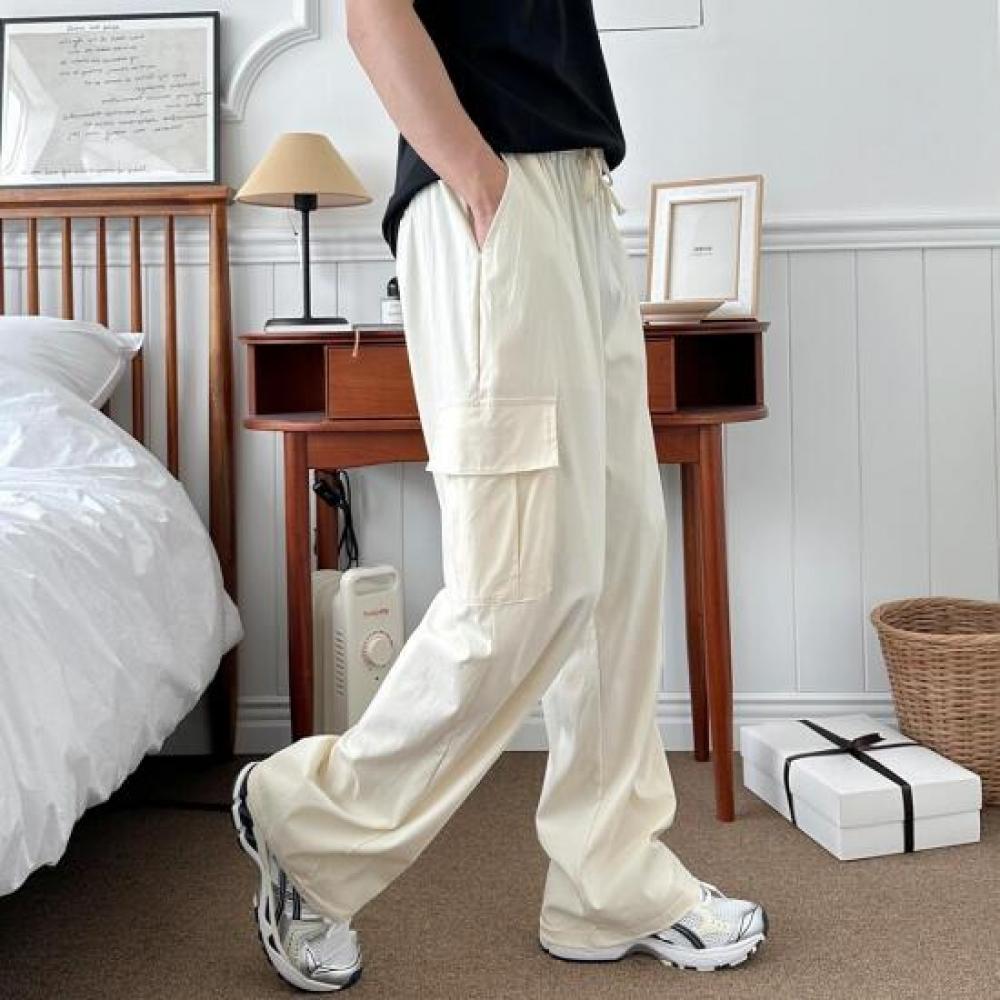 Limid Men S drawString Cargo Wide Fit pantS Dmg Pta Q4223629