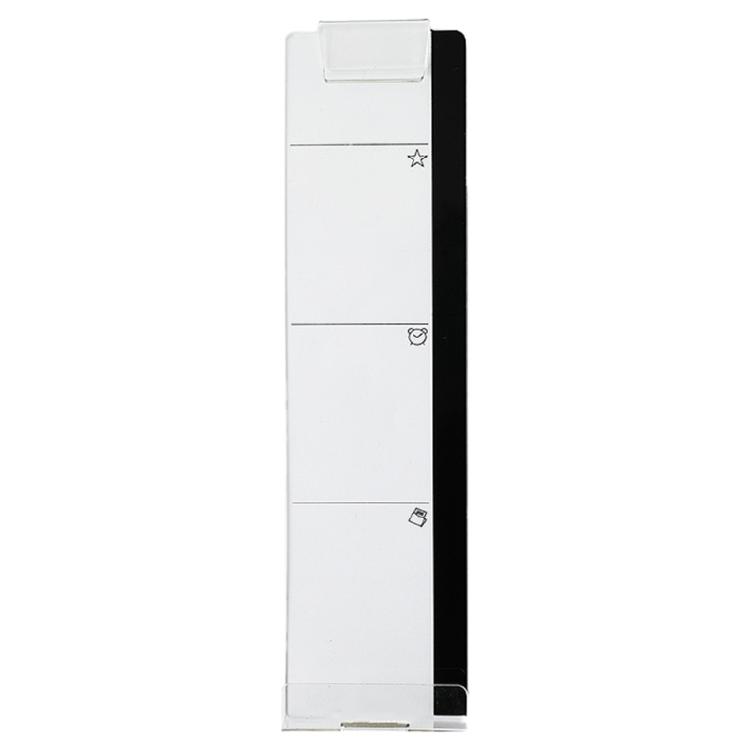 Computer Monitors Note Board Side Mount Computer Sticky Note Holder Message Memo Panel for Office Computer Screen