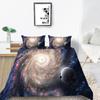 Star Printing Bedding Single Double Bed Full Size 3D Microfiber Universe Printing Pillowcase and Quilt Cover 2/3 Comfortable Home Decoration